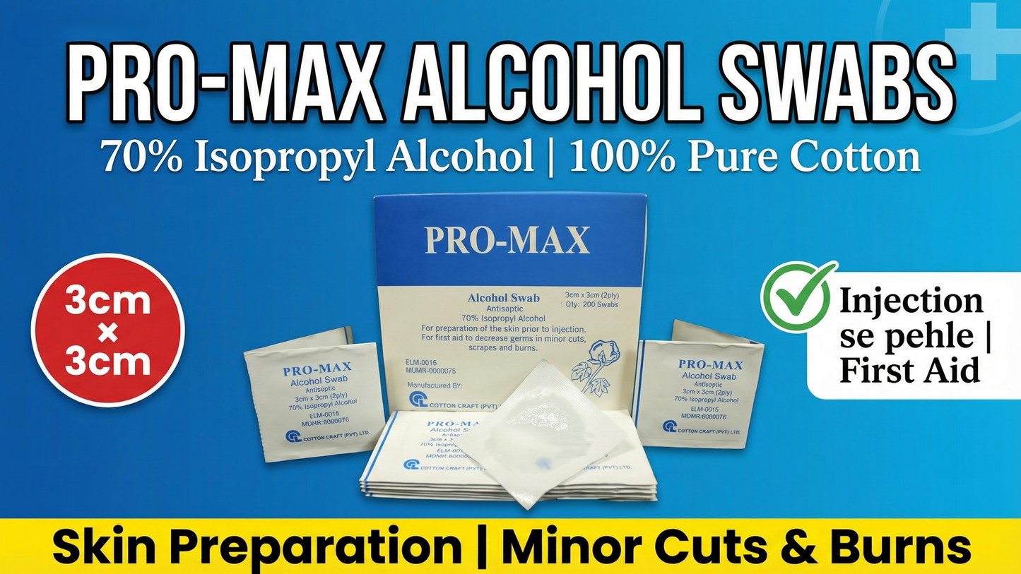 Pro-Max Alcohol Swabs (70% IPA)