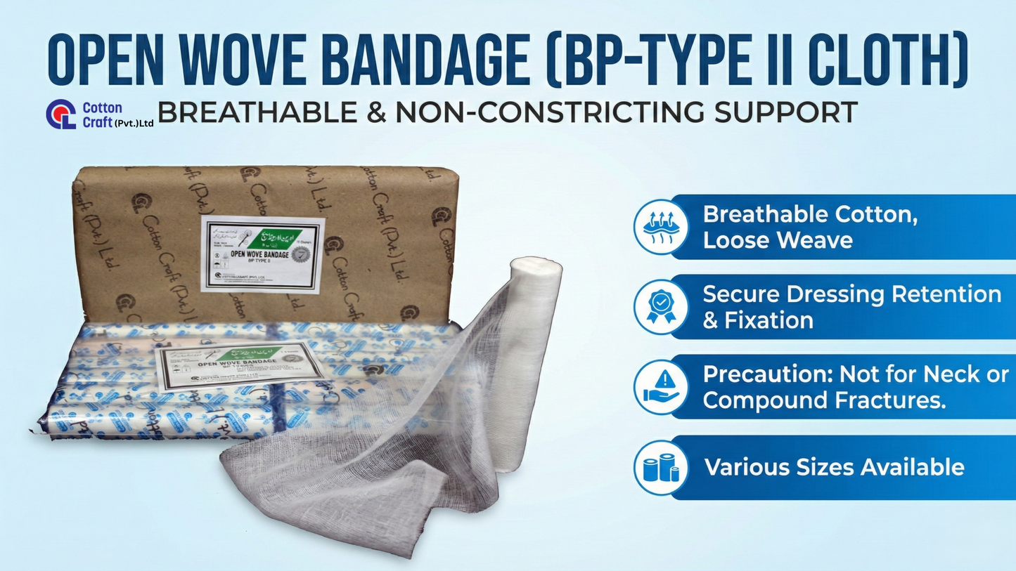 Open Wove Bandage(BP-Type II Cloth)