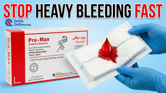 Combine Dresssing(Non-woven x-Ray cloth + Cotton)
