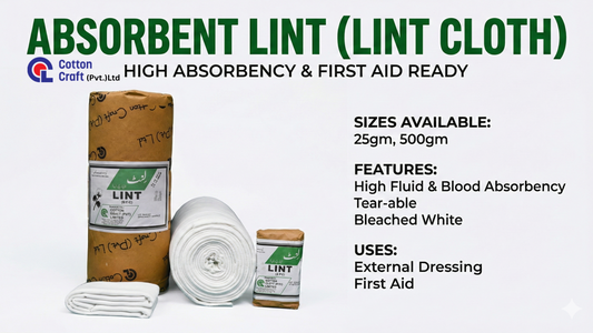 Absorbent Lint (Lint Cloth)